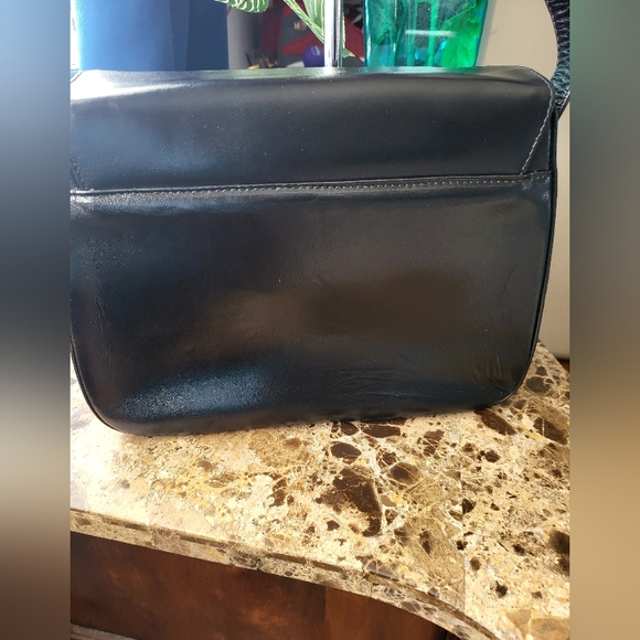 Valentino Garavani Black Leather Crossbody Bag - Picture 2 of 8